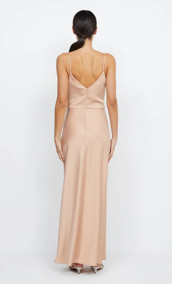 Bec Bridge ETERNITY V MAXI DRESS 8211 ROSE GOLD Women Maxi Dresses