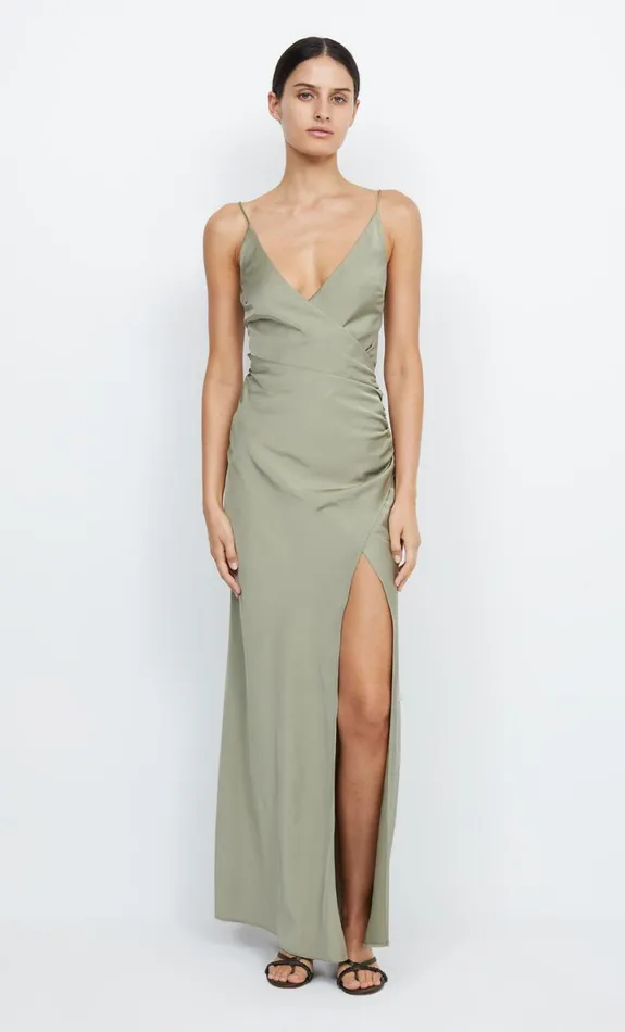 Bec Bridge ETERNITY V MAXI DRESS 8211 SAGE Women Prom Dresses