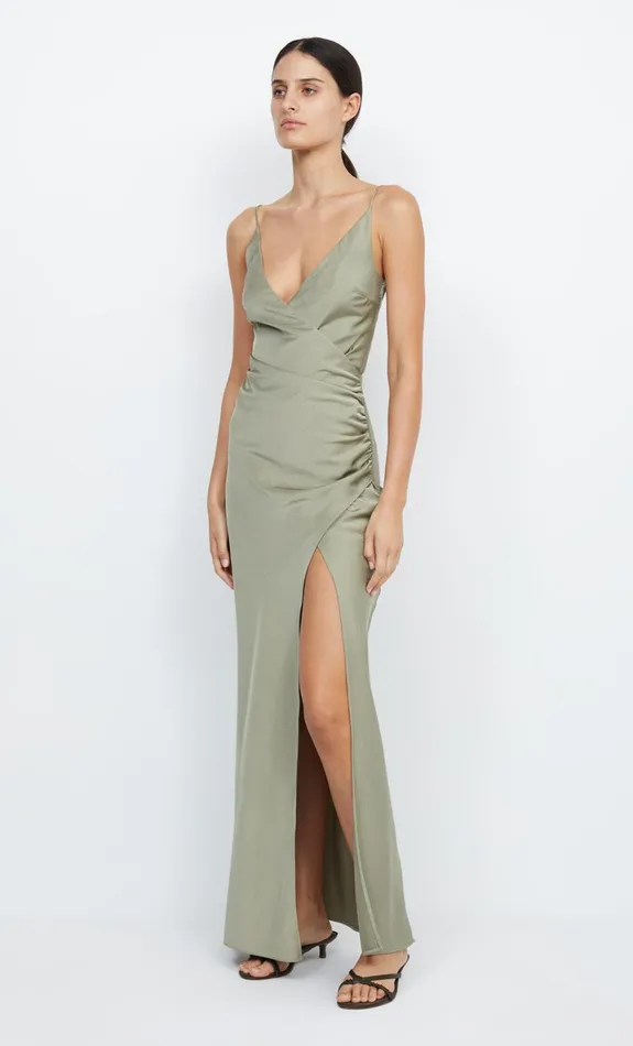 Bec Bridge ETERNITY V MAXI DRESS 8211 SAGE Women Prom Dresses