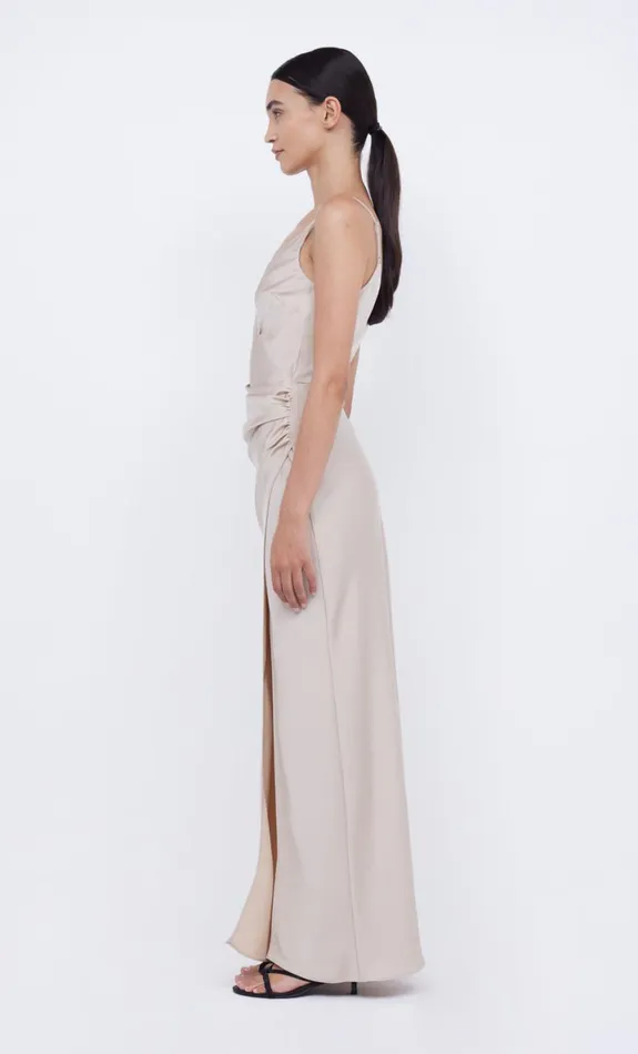 Bec Bridge ETERNITY V MAXI DRESS 8211 SAND Women Maxi Dresses