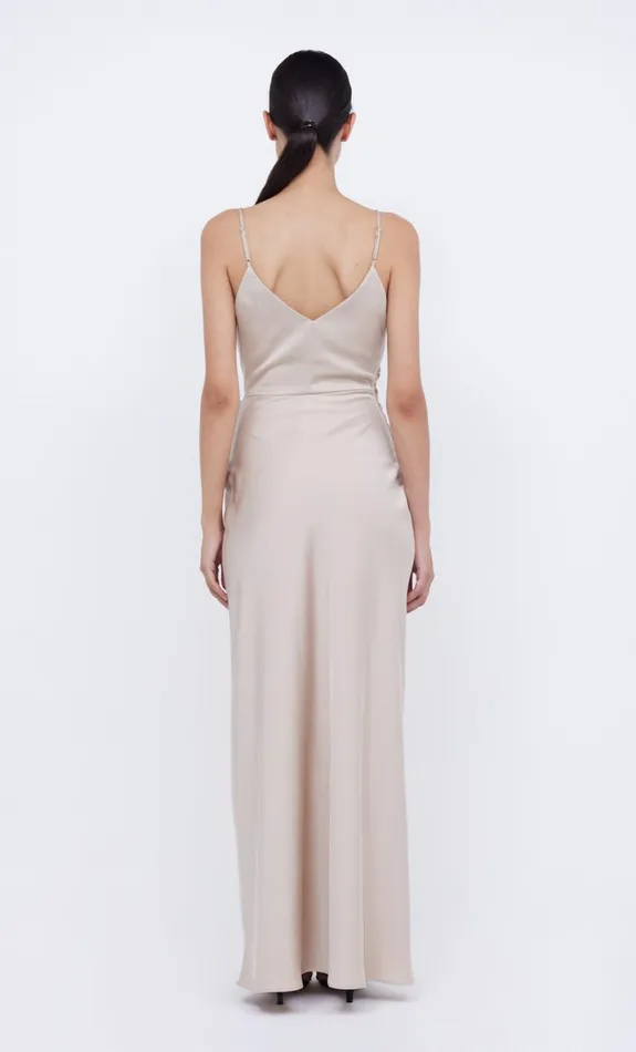 Bec Bridge ETERNITY V MAXI DRESS 8211 SAND Women Maxi Dresses