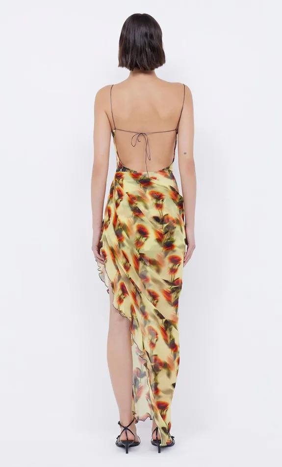 Bec Bridge FIORE ASYM MAXI DRESS 8211 CITRUS ROSE Women Maxi Dresses