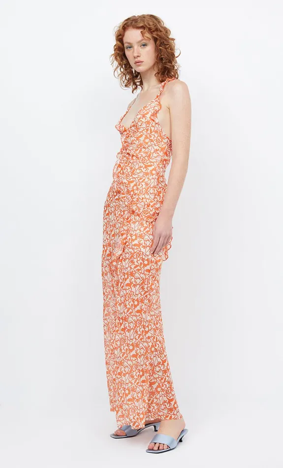 Bec Bridge FIREFLY FRILL MAXI DRESS 8211 FIESTA FLORAL Women Wedding Guest