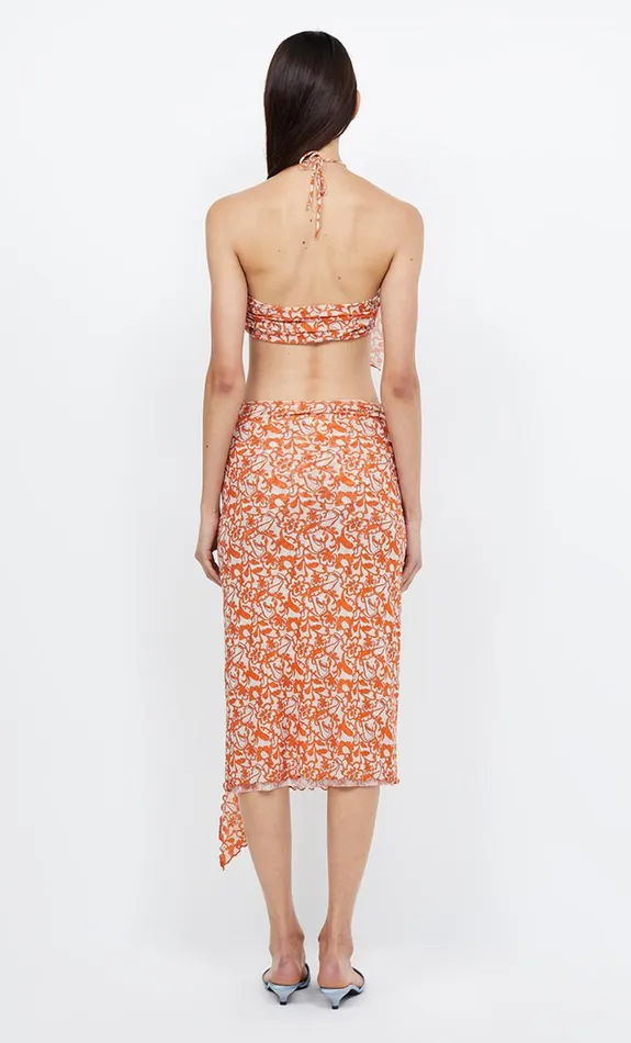 Bec Bridge FIREFLY HALTER CROP TOP 8211 FIESTA FLORAL Women Sleeveless