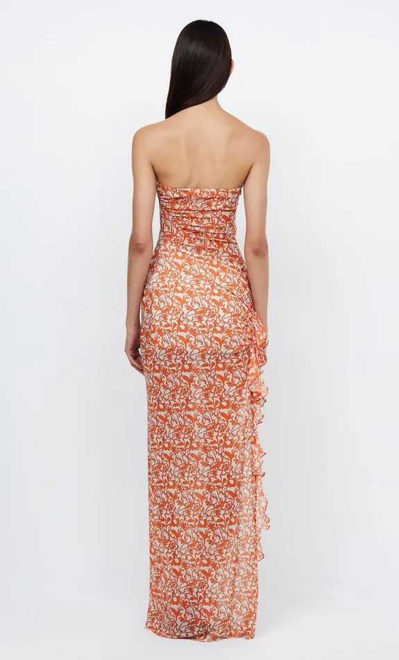 Bec Bridge FIREFLY STRAPLESS DRESS 8211 FIESTA FLORAL Women Maxi Dresses