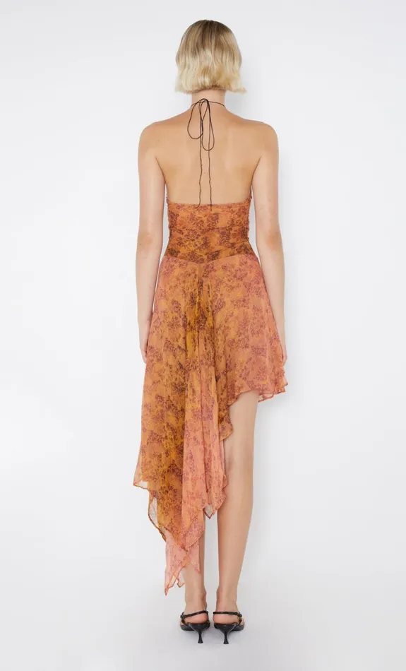 Bec Bridge FLEUR DE LIS HALTER DRESS 8211 FLEUR Women Midi Dresses