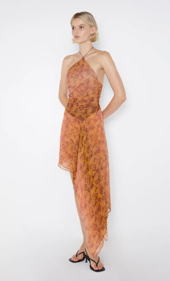 Bec Bridge FLEUR DE LIS HALTER DRESS 8211 FLEUR Women Midi Dresses