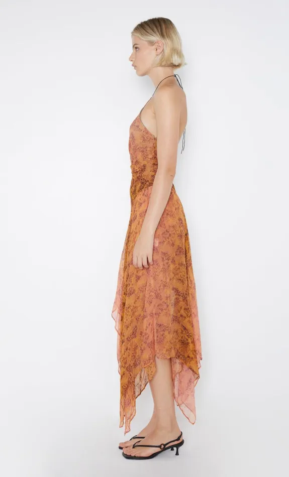 Bec Bridge FLEUR DE LIS HALTER DRESS 8211 FLEUR Women Midi Dresses