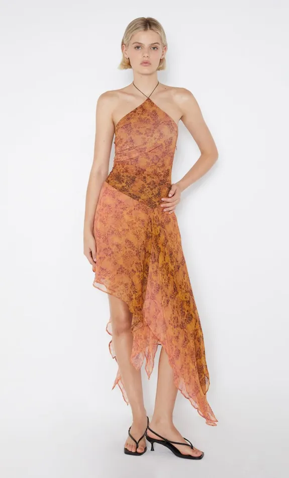 Bec Bridge FLEUR DE LIS HALTER DRESS 8211 FLEUR Women Prom Dresses
