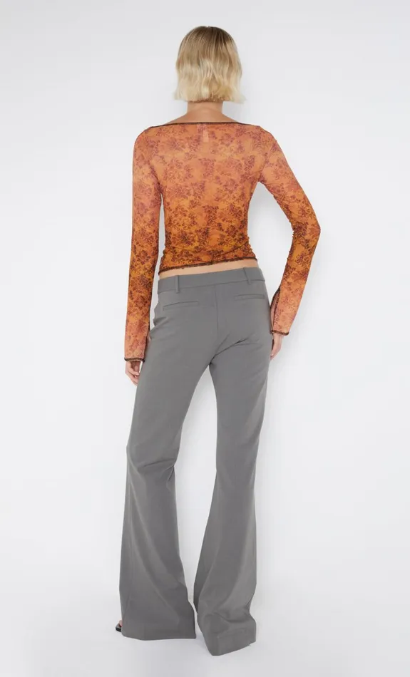 Bec Bridge FLEUR DE LIS LONG SLEEVE TOP 8211 FLEUR Women Cropped