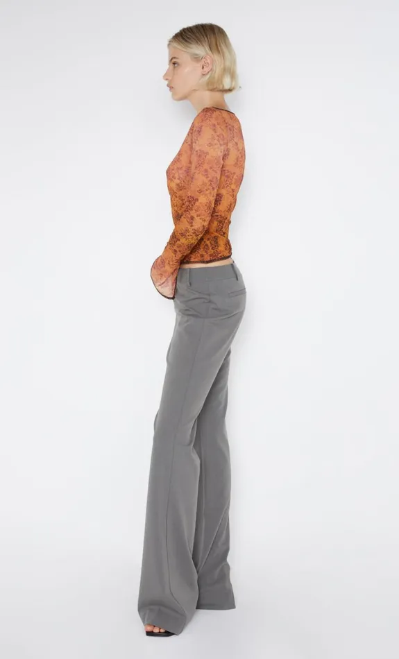 Bec Bridge FLEUR DE LIS LONG SLEEVE TOP 8211 FLEUR Women Cropped