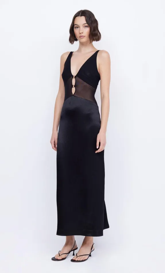 Bec Bridge HACIE MAXI DRESS 8211 BLACK Women Wedding Guest