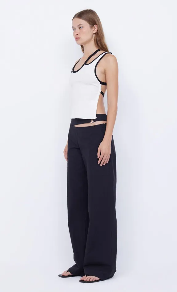 Bec Bridge HARI BACKLESS TOP 8211 IVORYBLACK Women Sleeveless