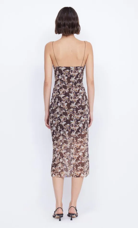 Bec Bridge HERLANI SINGLET MIDI DRESS 8211 HIBISCUS CHOC Women Midi Dresses