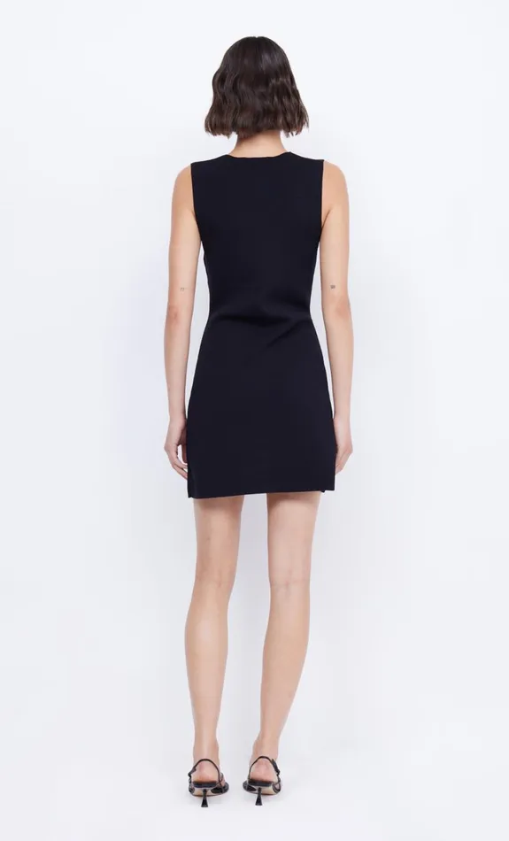 Bec Bridge ILORA KNIT MINI DRESS 8211 BLACK Women Mini Dresses