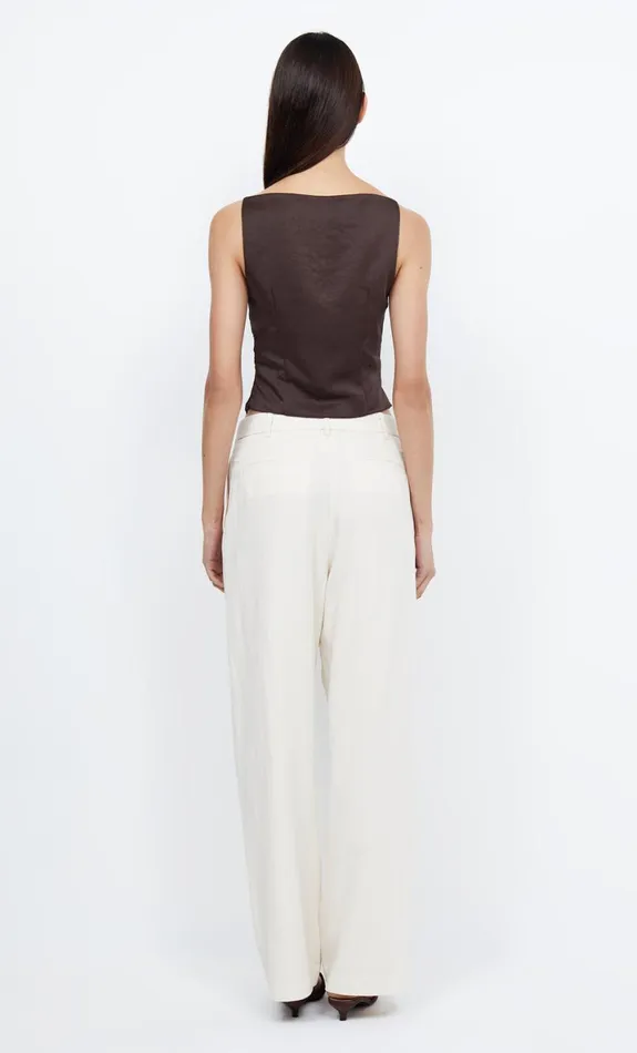 Bec Bridge JONES BOATNECK TOP 8211 COCOA Women Cropped