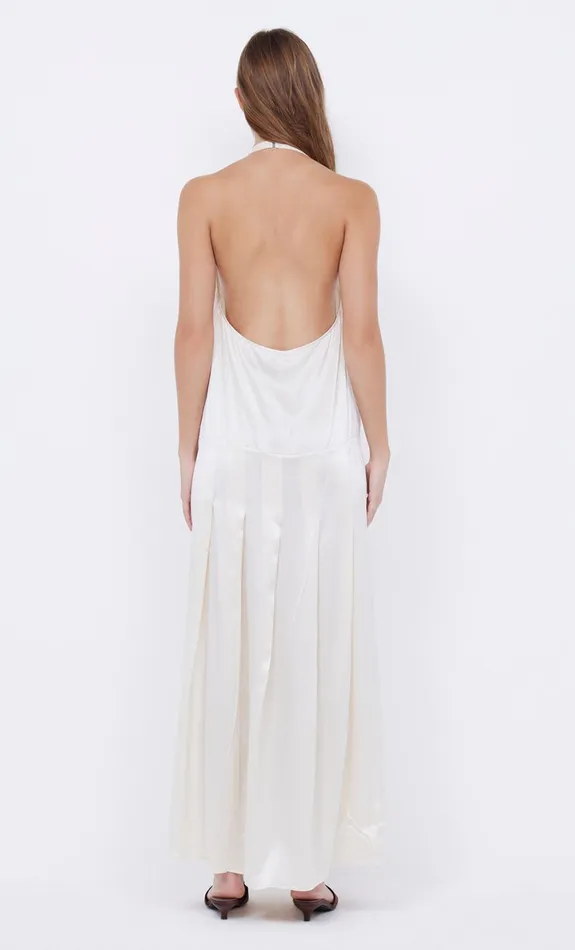 Bec Bridge KAIA HALTER MAXI DRESS 8211 IVORY Women Maxi Dresses