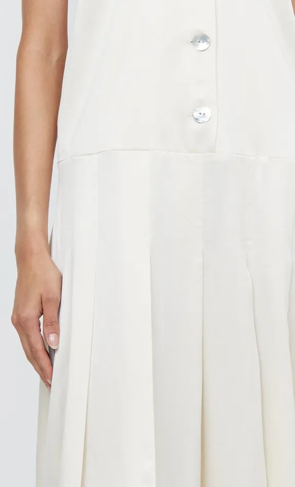 Bec Bridge KAIA HALTER MAXI DRESS 8211 IVORY Women Maxi Dresses