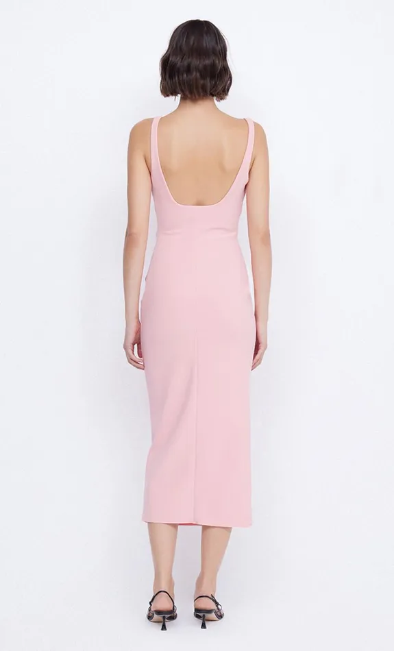 Bec Bridge KARINA TUCK MIDI DRESS 8211 GUAVA Women Wedding Guest