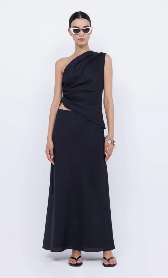 Bec Bridge LARA ASYM TOP 8211 BLACK Women Sleeveless