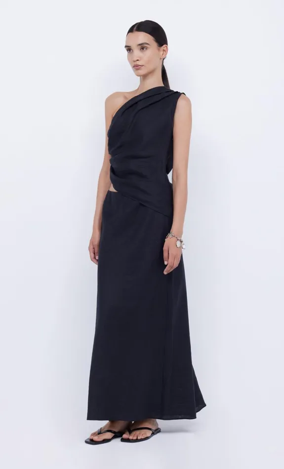 Bec Bridge LARA ASYM TOP 8211 BLACK Women Sleeveless