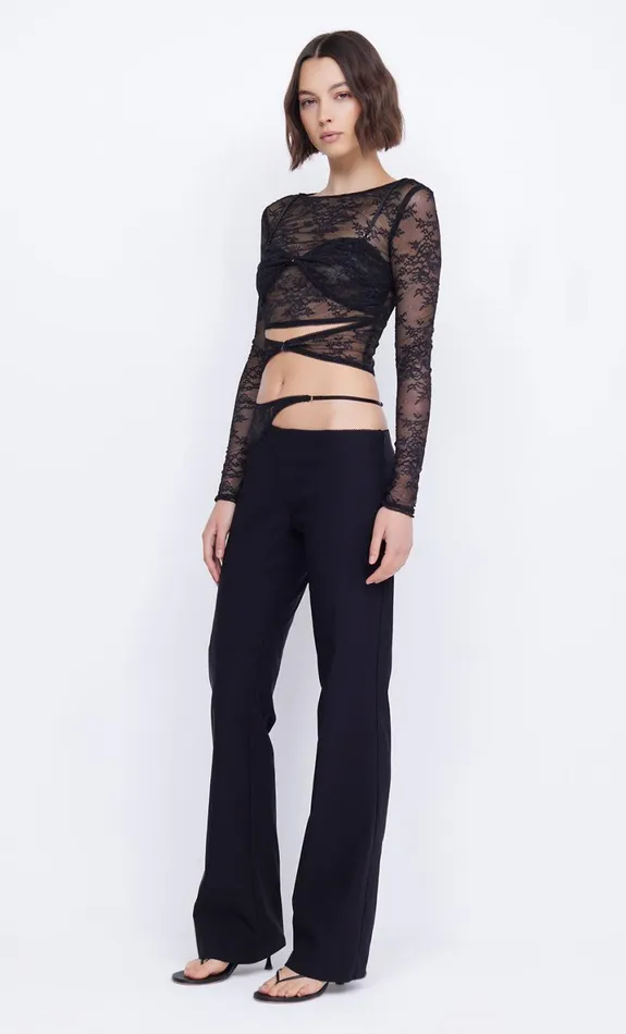 Bec Bridge LAURE ASYM PANT 8211 BLACK Women Shorts Pants