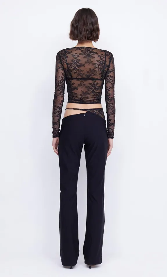 Bec Bridge LAURE ASYM PANT 8211 BLACK Women Shorts Pants