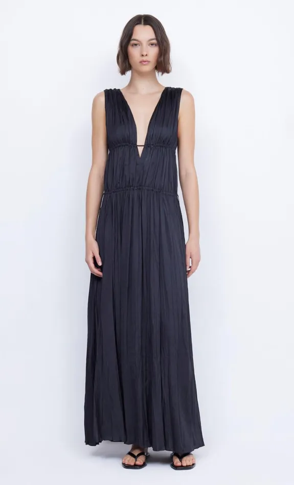 Bec Bridge LOUANN MAXI DRESS 8211 BLACK Women Wedding Guest