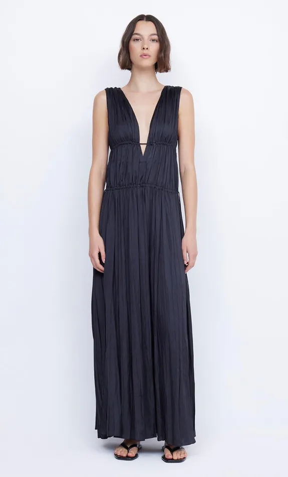Bec Bridge LOUANN MAXI DRESS 8211 BLACK Women Wedding Guest