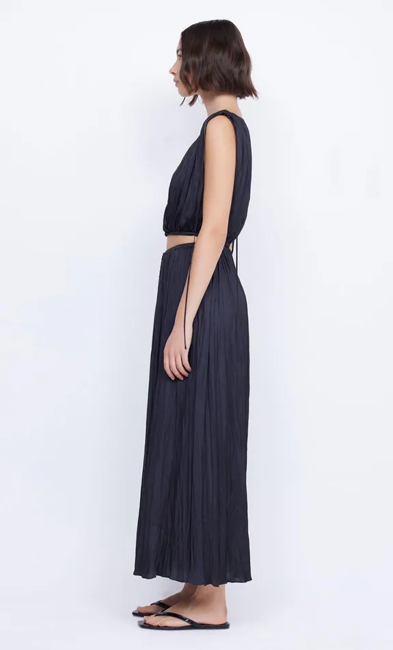 Bec Bridge LOUANN PLEATED SKIRT 8211 BLACK Women Skirts
