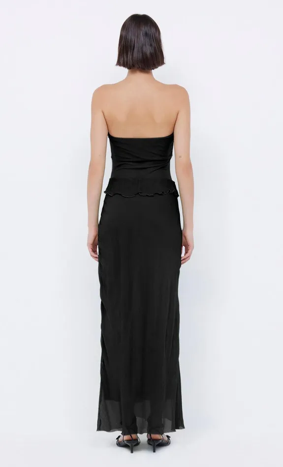 Bec Bridge MARESCA STRAPLESS DRESS 8211 BLACK Women Prom Dresses