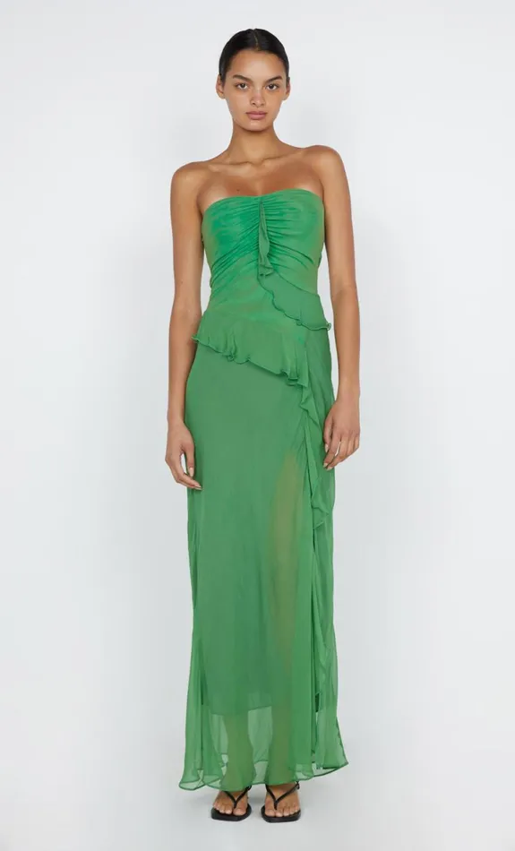 Bec Bridge MARESCA STRAPLESS DRESS 8211 GREEN APPLE Women Maxi Dresses