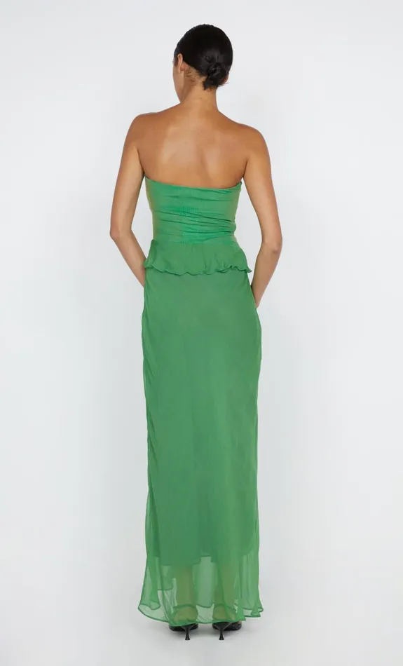 Bec Bridge MARESCA STRAPLESS DRESS 8211 GREEN APPLE Women Maxi Dresses