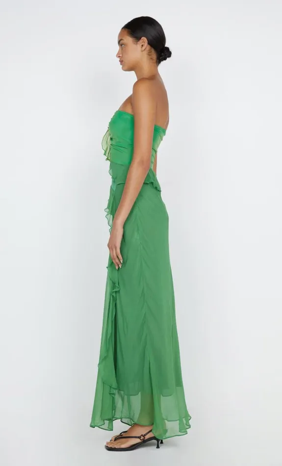 Bec Bridge MARESCA STRAPLESS DRESS 8211 GREEN APPLE Women Maxi Dresses