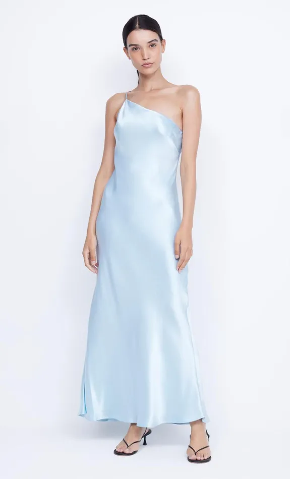 Bec Bridge MARGAUX ASYM DRESS 8211 DOLPHIN BLUE Women Maxi Dresses