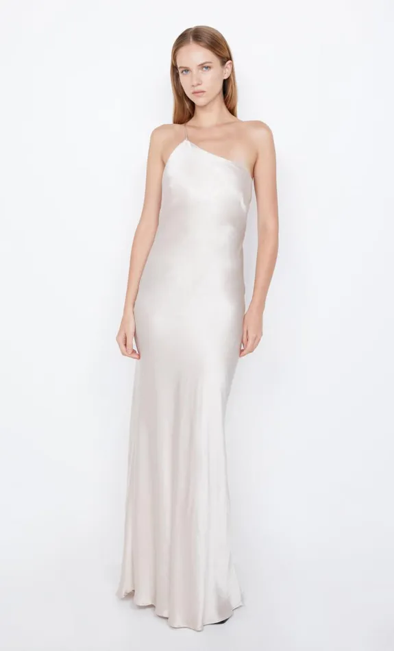 Bec Bridge MARGAUX ASYM DRESS 8211 SAND Women Prom Dresses