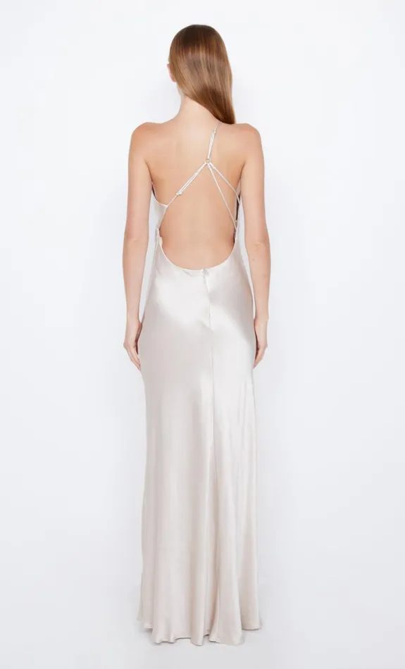Bec Bridge MARGAUX ASYM DRESS 8211 SAND Women Prom Dresses