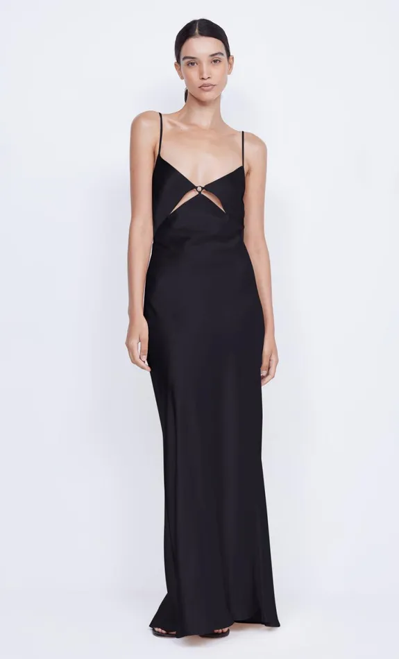 Bec Bridge MARGAUX MAXI DRESS 8211 BLACK Women Prom Dresses