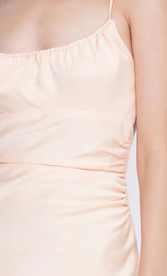 Bec Bridge MARI LOU GATHERED MAXI DRESS 8211 PEACH Women Maxi Dresses