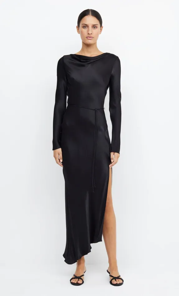 Bec Bridge MOON DANCE LONG SLEEVE MAXI DRESS 8211 BLACK Women Bridesmaid Dresses Bec Bridge MOON DANCE LONG SLEEVE MAXI DRESS 8211 BLACK Women Bridesmaid Dresses