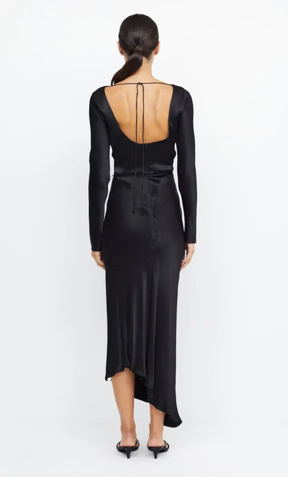 Bec Bridge MOON DANCE LONG SLEEVE MAXI DRESS 8211 BLACK Women Maxi Dresses