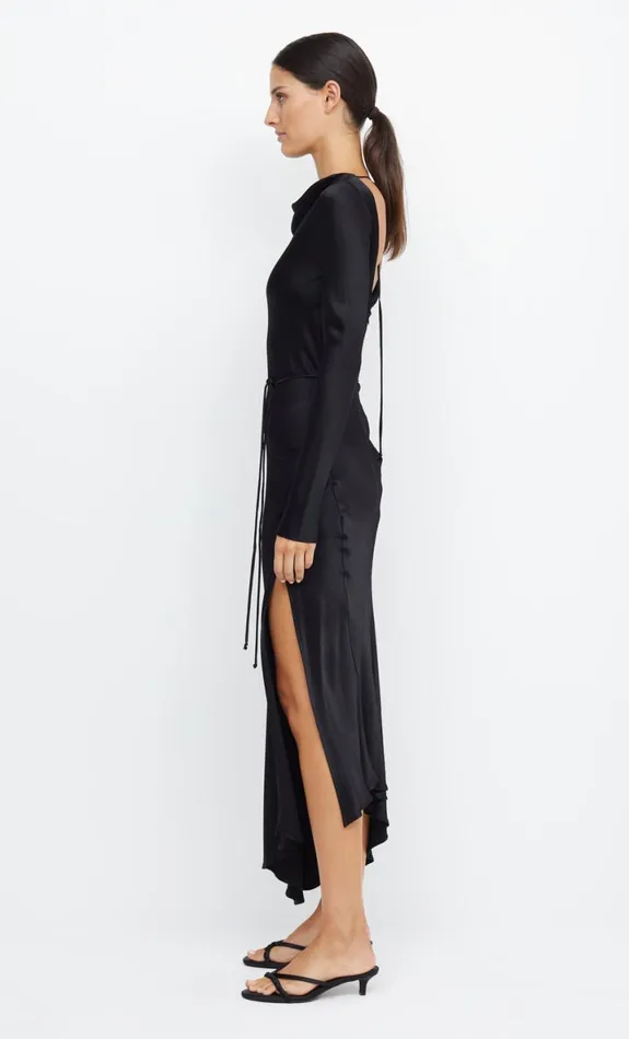 Bec Bridge MOON DANCE LONG SLEEVE MAXI DRESS 8211 BLACK Women Maxi Dresses