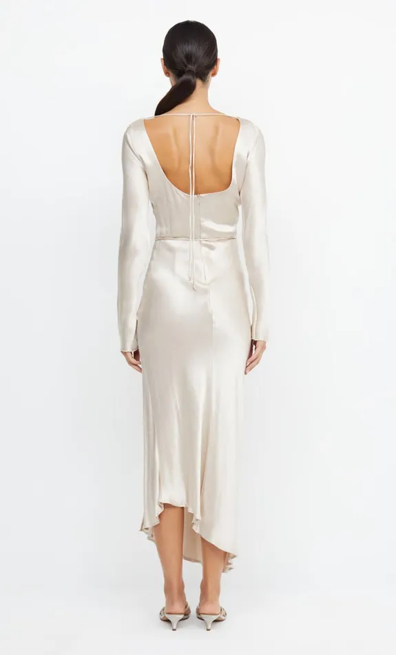 Bec Bridge MOON DANCE LONG SLEEVE MAXI DRESS 8211 SAND Women Maxi Dresses