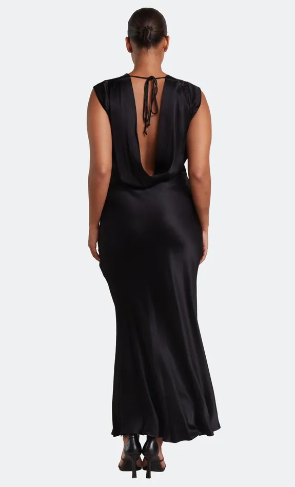 Bec Bridge MOON DANCE MAXI DRESS 8211 BLACK Women Bridesmaid Dresses