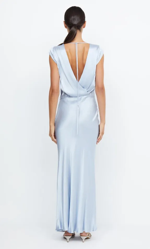 Bec Bridge MOON DANCE MAXI DRESS 8211 DUSTY BLUE Women Bridesmaid Dresses