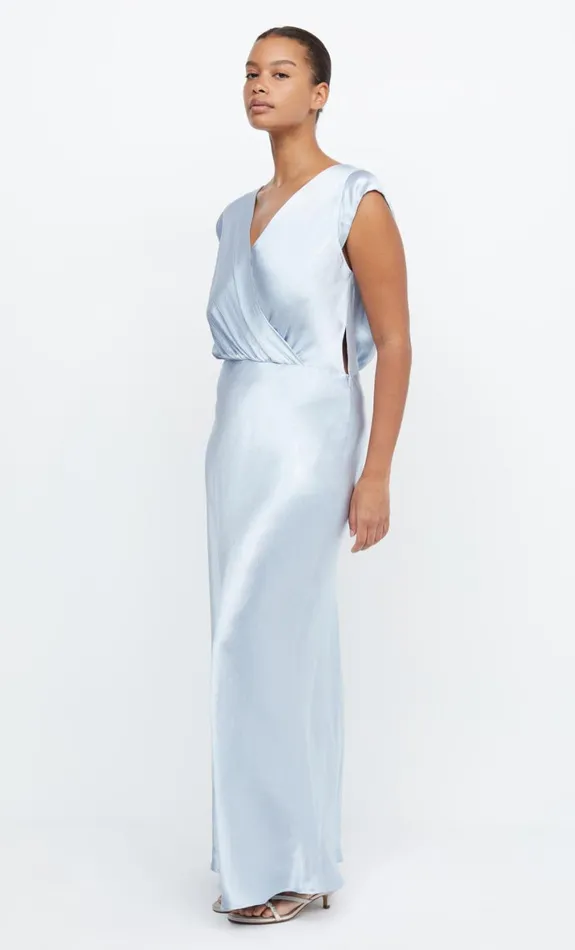 Bec Bridge MOON DANCE MAXI DRESS 8211 DUSTY BLUE Women Bridesmaid Dresses