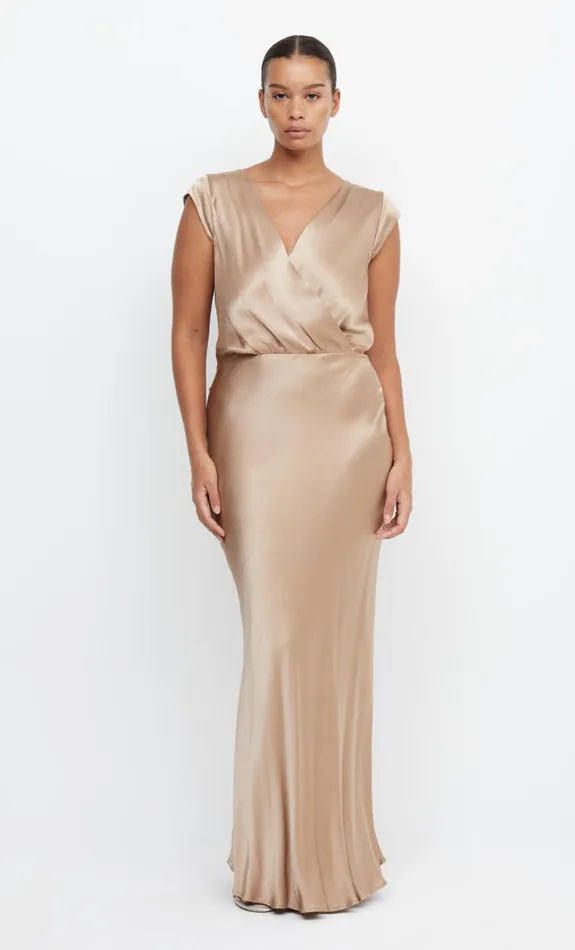 Bec Bridge MOON DANCE MAXI DRESS 8211 GOLDEN Women Maxi Dresses