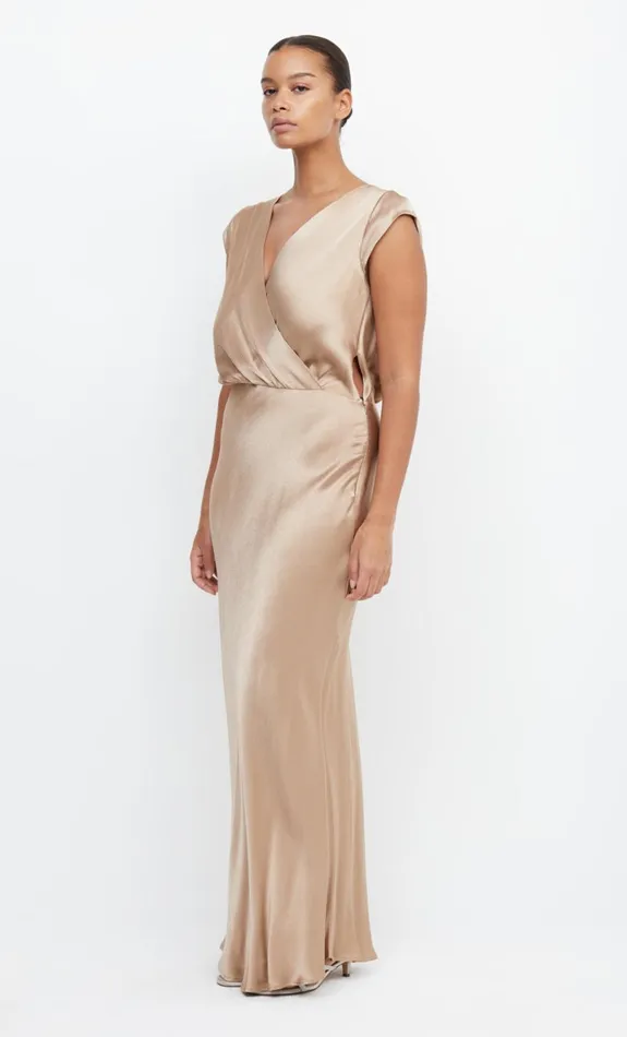 Bec Bridge MOON DANCE MAXI DRESS 8211 GOLDEN Women Maxi Dresses