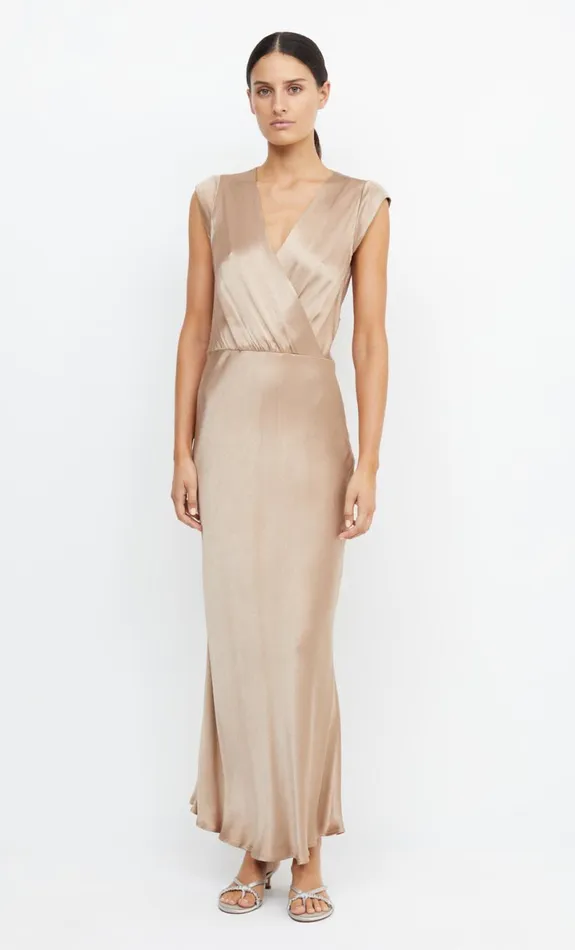 Bec Bridge MOON DANCE MAXI DRESS 8211 GOLDEN Women Maxi Dresses