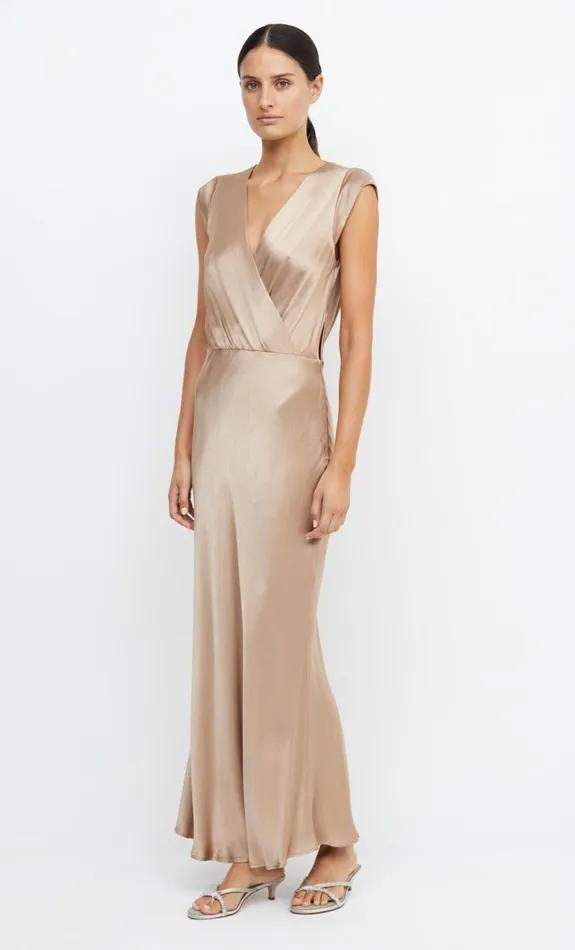 Bec Bridge MOON DANCE MAXI DRESS 8211 GOLDEN Women Maxi Dresses